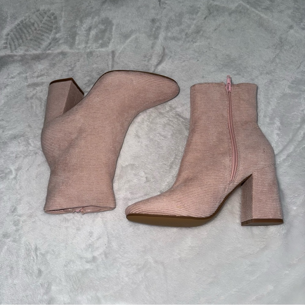 Nasty Gal Pink Ankle Boots